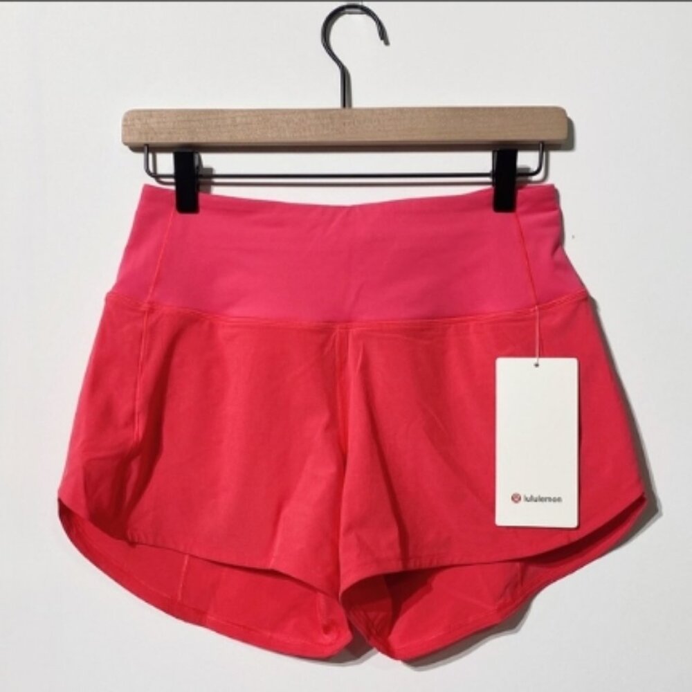 Lululemon Speed Up Shorts hot pink size 2